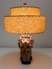 Bitossi Lamp Ceramic Lion Table Light  Aldo Londi  Vintage Decor 1960   s Italy