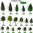 30 Pcs 2 4-5 9 Inches Mixed Miniature Trees model Trees mini Trees For Diorama P