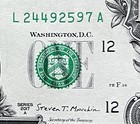   printng Error-extraneous Ink    1 2017a - Uncirculated Federal Reserve Note