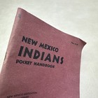 New Mexico Indians Pocket Handbook Booklet 1951 Vintage Travel Souvenir New Mexi
