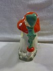 Vintage Lefton     Japan Ceramic Pixie Elf Mushroom House Bank Figurine 1186