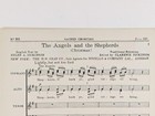 The Angels And The Shepherds  1923    Vintage Sheet Music  Vocal  Christmas