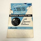 1947 Brunswick Mineralite Bowling Ball Brochure Booklet