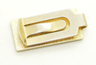 Vintage Silver Gold Tone  100 Dollar Bill Money Clip Usa Made Jewelry Men s Gift