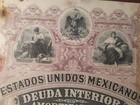 Mexico 1898 Estados Unidos Mexicanos Purple Lady 1000 Pesos Bond Loan Waterlow