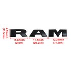 For 2015-2020 Ram 1500 Rear Tailgate Letters Emblem Inserts Badges Matte Black