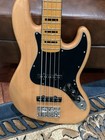 Squire 70s Jazz V Bass Guitar Natural Finish 5 String Electric Bass Guitar