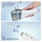Cordless Oral Irrigator Water Jet Dental Teeth Flosser Tooth Cleaner 5 Nozzles