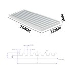 Aluminum Heatsink Heat Sink Cooling For Led Computer  Laptop  Nvme 70x22x3mm
