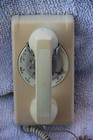 Wall Telephone Phone Rotary  Dial Yellowish Stromberg Carlson Untested Uncleaned