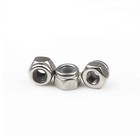 20pcs M2 Nylon Locking Nut 304 Stainless Steel Din985