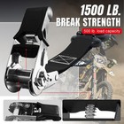 Ratchet Tie Down Straps Set 1500 Lbs Break Strength  1  X 15  Heavy Duty Ratc   