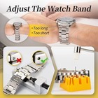 72pcs Watch Repair Kit Watchmaker Back Case Remover Opener Link Pin Spring Bar