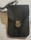 Touch Screen Crossbody Black Leather Purse Nnt Festival Concert Theme Park