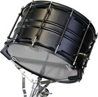 14x8 Deep Shell Snare Drum Carbon Steel 12 Vent System Low Frequency Punch