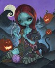 2026 Disney Jasmine Becket-griffith Nightmare Before Christmas Sally Postcard