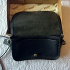 Vintage Coach Convertible Clutch  crossbody Bag - Black Leather