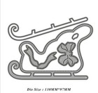 Metal Cutting Dies Christmas Sleigh Scrapbooking Craft Die Cut Embossing Paper 