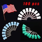 100pcs Dental Prophy Tooth Polishing Cups Brushes Latch-type Rubber White Polish