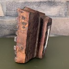 Antique Hand Carved Wood Block Print 5 5  Pattern Fabric Paper Art Decor