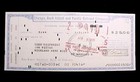 Chicago Rock Island   Pacific Railroad 1961 Dividend Check Vintage Collectible