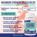 Welmate Mucus Relief   Guaifenesin 1200mg   100 Ct Exp 4 28  generic Mucinex 
