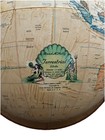 Vintage Rand Mcnally 12    Terrestrial Globe - Mcm Map No Stand - Ussr Burma Siam