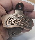 Coca Cola Soda Bottle Opener Wall Mounted Vintage Retro Beer Opener