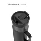 Contigo Snapseal Stainless Steel Water Bottle  20 Ounces  Licorice Gunmetal