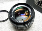 Minty Vintage Minolta Rokkor-x Md 50mm F 1 4 Slr Prime Lens W  Sky  Caps   Box