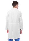 Adar Men Woman Doctor Nurse Scrub Uniform V-cut Medical Consultation Lab Coat