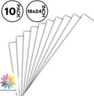 Pack Of 10 Uncut White Core Matboards Acid Free 4-ply For Picture Photo Framing