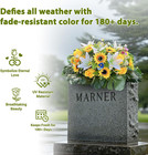 Cemetery Headstone Flower Saddle - Outdoor Grave Memorial Decorations fall   Gra