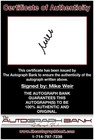 Mike Weir Authentic Signed Pga Notecard W certificate Autographed  a0004 