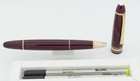 Montblanc 166 Legrand Burgundy   Gold Document Marker W  2 New Refills - Germany