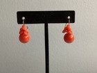 Rare Antique Vintage Authentic Bakelite Knotted Unique Earrings Must See No Res