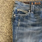 Rock Revival Women   s May Easy Boot Jeans Thick Stitch Size 29
