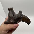Pre Columbian Whistle Artifact Featuring Multiple Animal Carvings