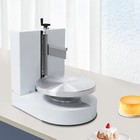 Automatic Birthday Cake Cream Spreading Decorating Machine White For 4-12  Cakes