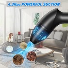 4 3kpa Keyboard Vacuum Cleaner Mini   handheld Computer Cordless Black 