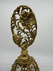 Vintage Matson Vanity Gold Ormolu The Poppy Perfume Bottle No Glass Dauber