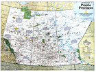     1994-12 December Prairie Province Making Canada Ca National Geographic Map  A3