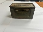 Vintage Us 50 Cal Metal Ammo Box M2a1 Storage Can - Military Surplus