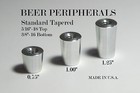 5pack New  Beer Tap Handle Ferrule - Standard Tapered _ New Sizes