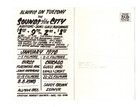 Santana Jefferson Airplane Bg209 Bill Graham Fillmore Double 1969 Postcard
