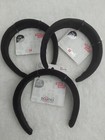 Scunci  Black Velvet Headband Real Style Trend Alert  lot Of 3 