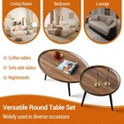 Nesting Coffee Table Set Of 2 Side Tables For Living Room End Table Sofa Bedside