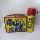 Happy Days Lunchbox Lunch Box With Rare Fonz Thermos 1976 Paramount Tv Fonzie