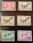 Early Federal Duck Stamps Rw2-7  9-10  12  18  20-21  24  32  34