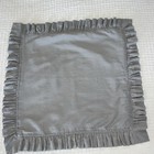 2 Pottery Barn 100  Linen Ruffled Euro Shams Gray Pair Set